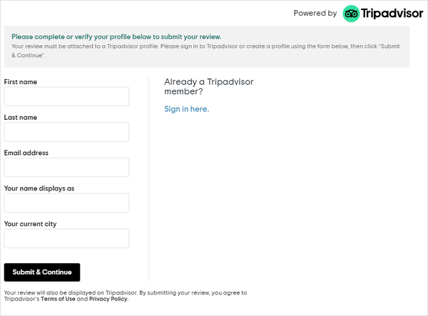 RCP submit form